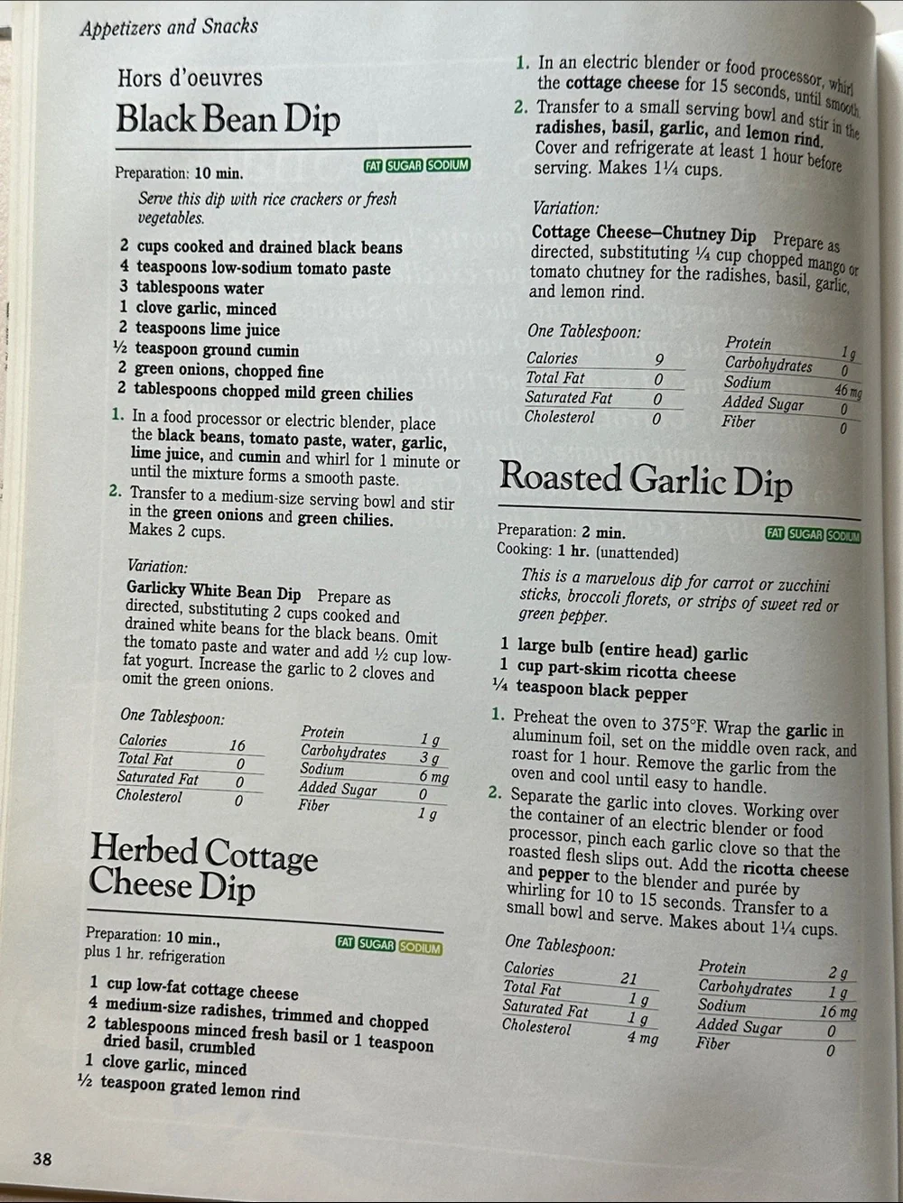 Reader's Digest Great Recipes for Good Health - Red & Blue Cover Cookbook
